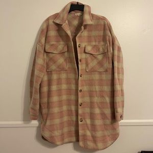 Oversized Plaid Shacket size L